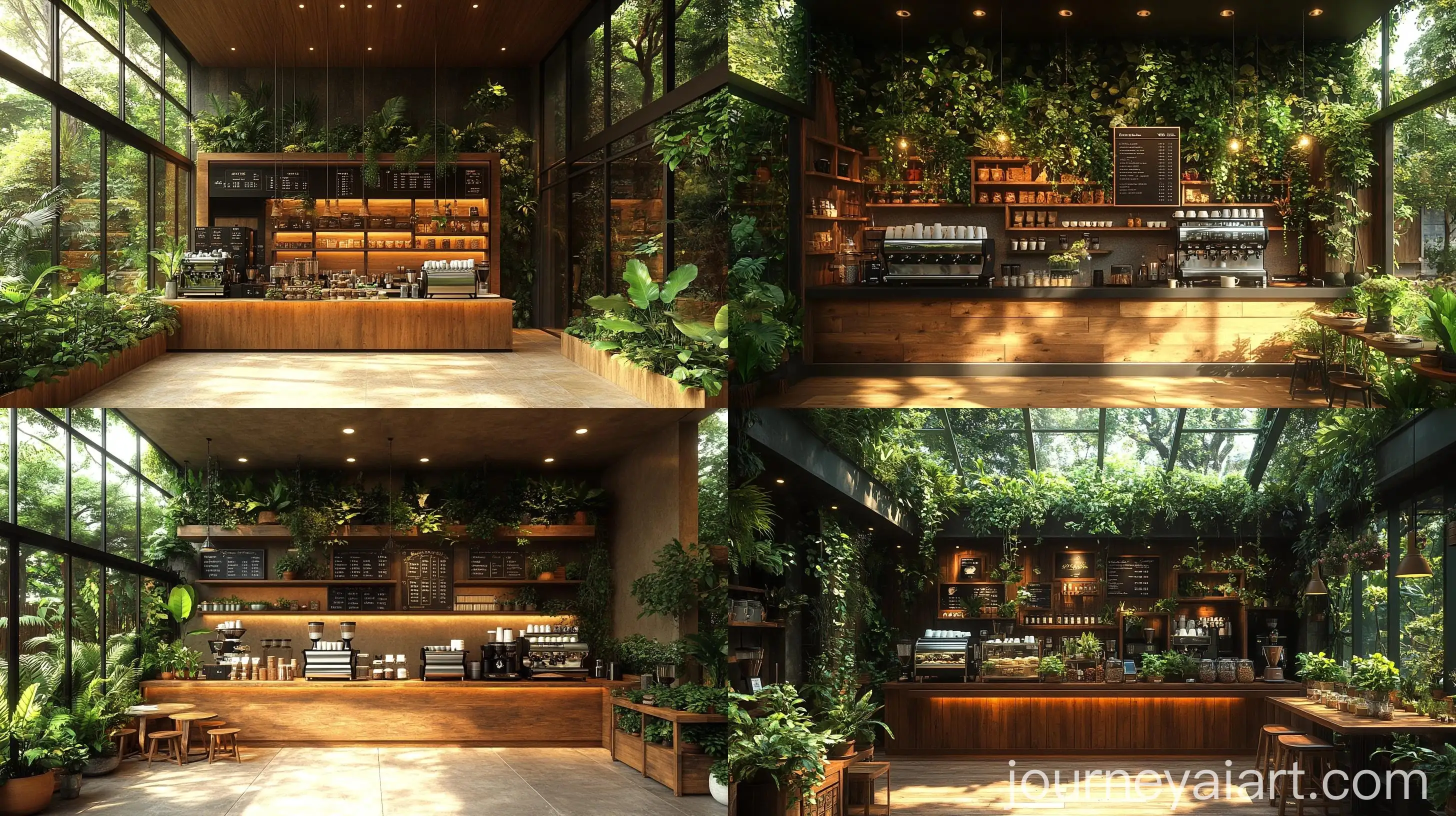 Botanical-Garden-Coffee-Shop-with-Lush-Greenery-and-Natural-Wood-Accents