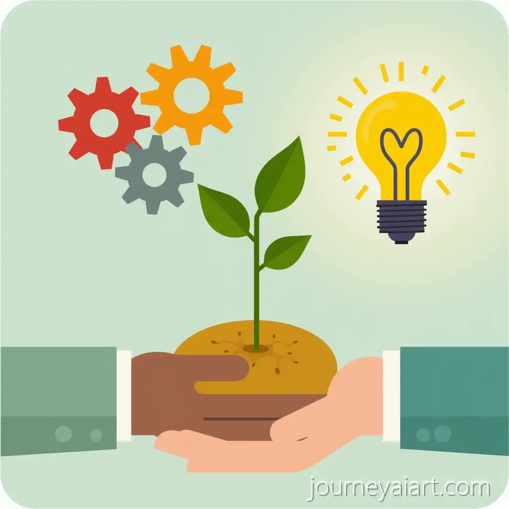 Hands-Supporting-Gears-Sprout-and-Lamp-Symbolizing-Innovation-and-Growth