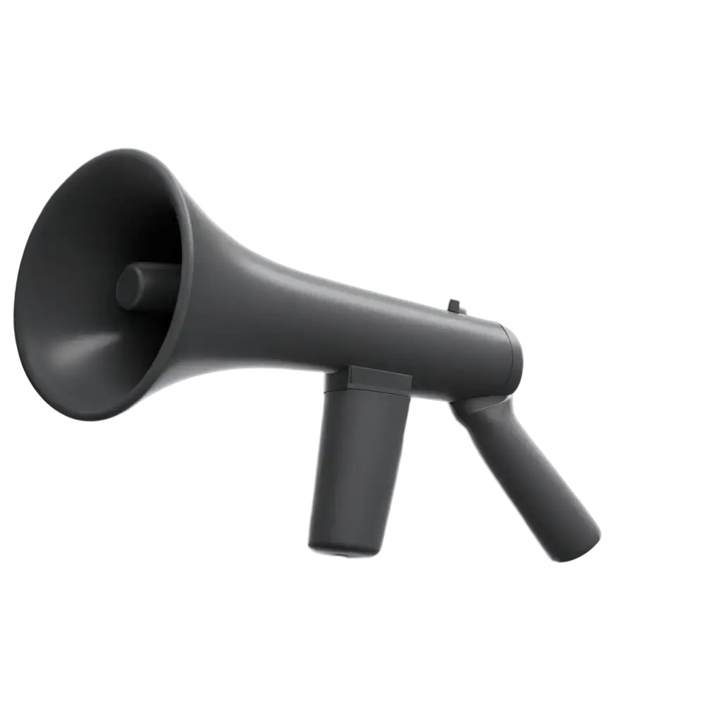 3D-Megaphone-PNG-Image-for-Clear-and-Engaging-Visuals