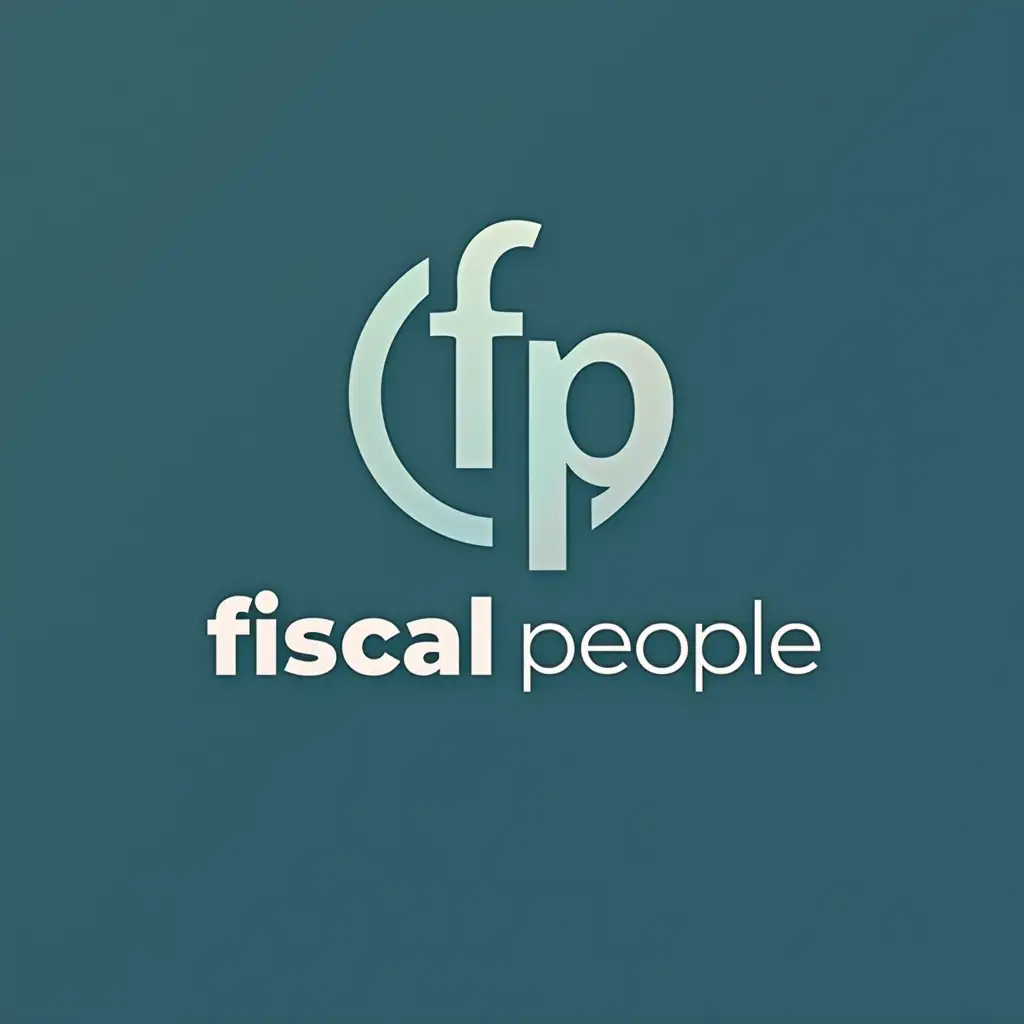 Logo for a company of accountant that shows good decisions, named Fiscal peolpe