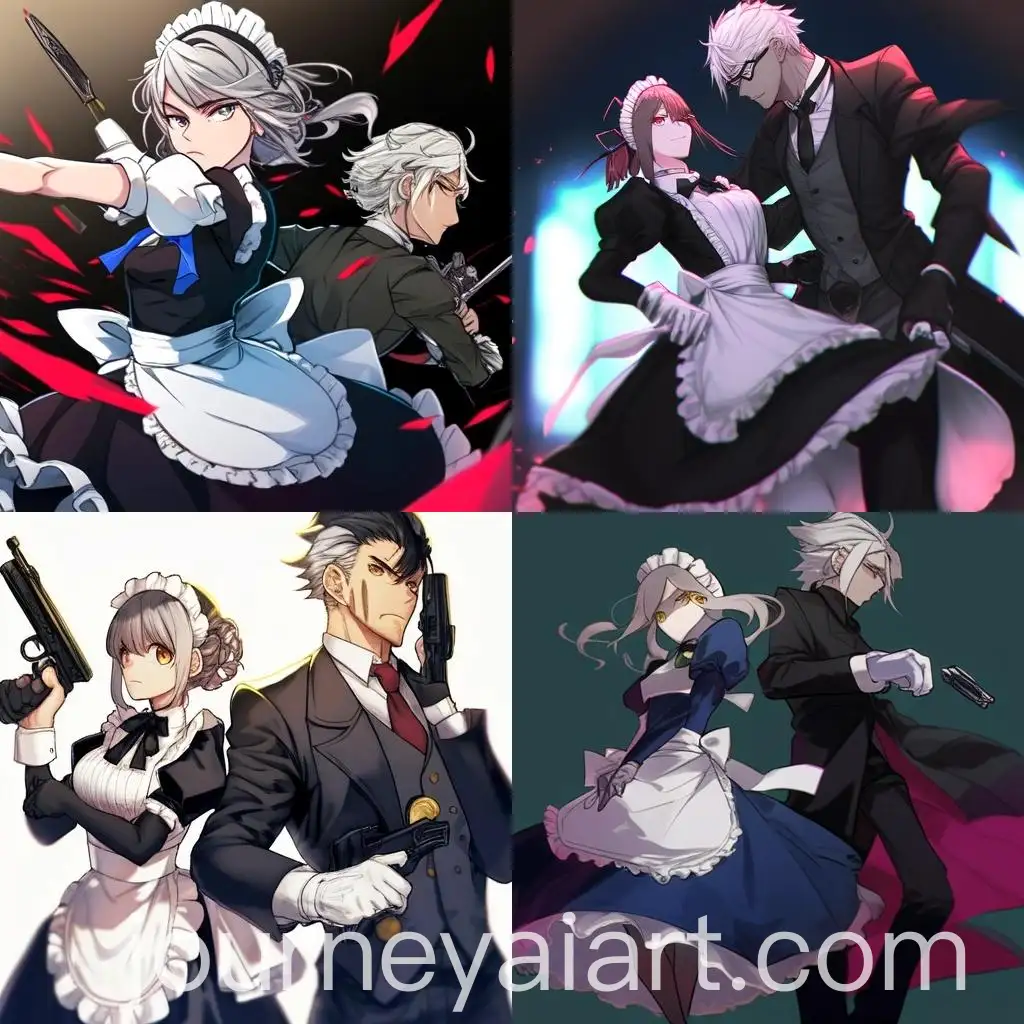 Assassin-Maid-and-Hitman-Butler-in-Intriguing-Scene