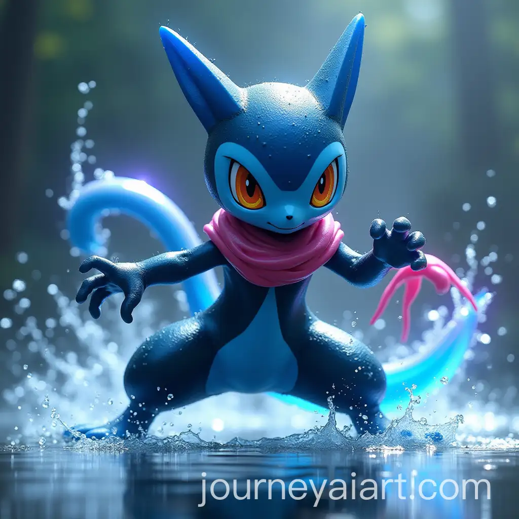 Hyperrealistic-Greninja-in-Dynamic-WaterThemed-Environment