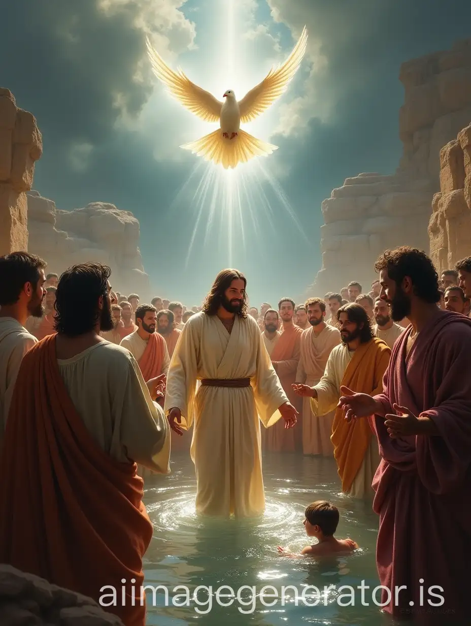 Jesus-Baptism-with-the-Holy-Spirit-Descending-Like-a-Dove