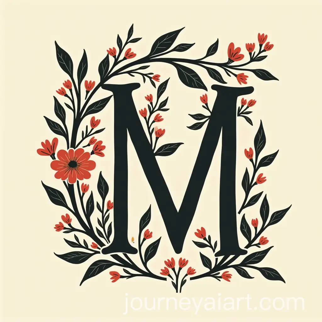 Stylish-Monogram-of-the-Letters-O-M-E-R-in-Elegant-Design