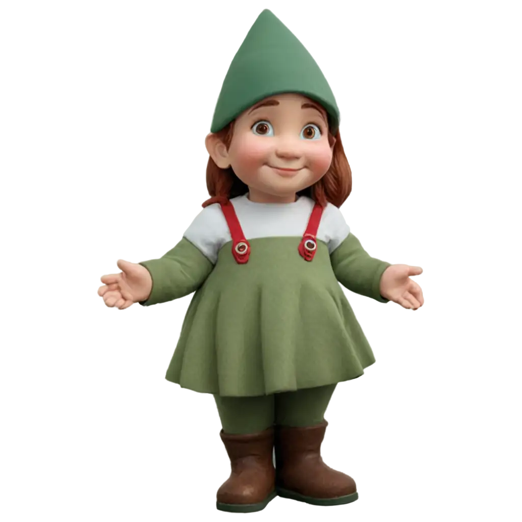 Whimsical-Garden-Gnome-Girl-PNG-A-Charming-and-HighQuality-Transparent-Image-for-Your-Projects