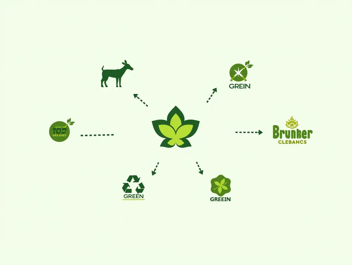 Illustration-of-Various-Green-Eco-Brands-Representing-Sustainability