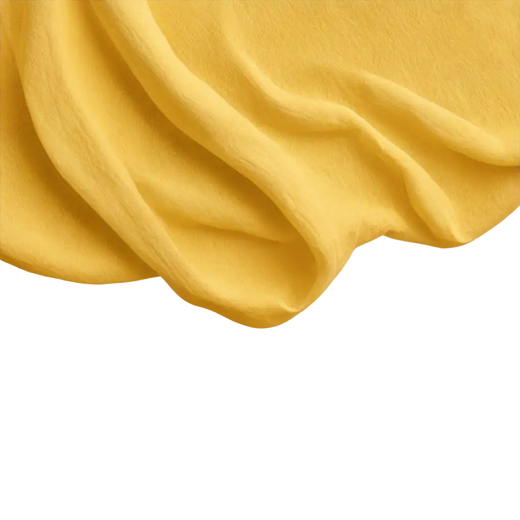 Fabric-of-Yellow-Color-in-the-Air-HighQuality-PNG-Image-for-Creative-Projects