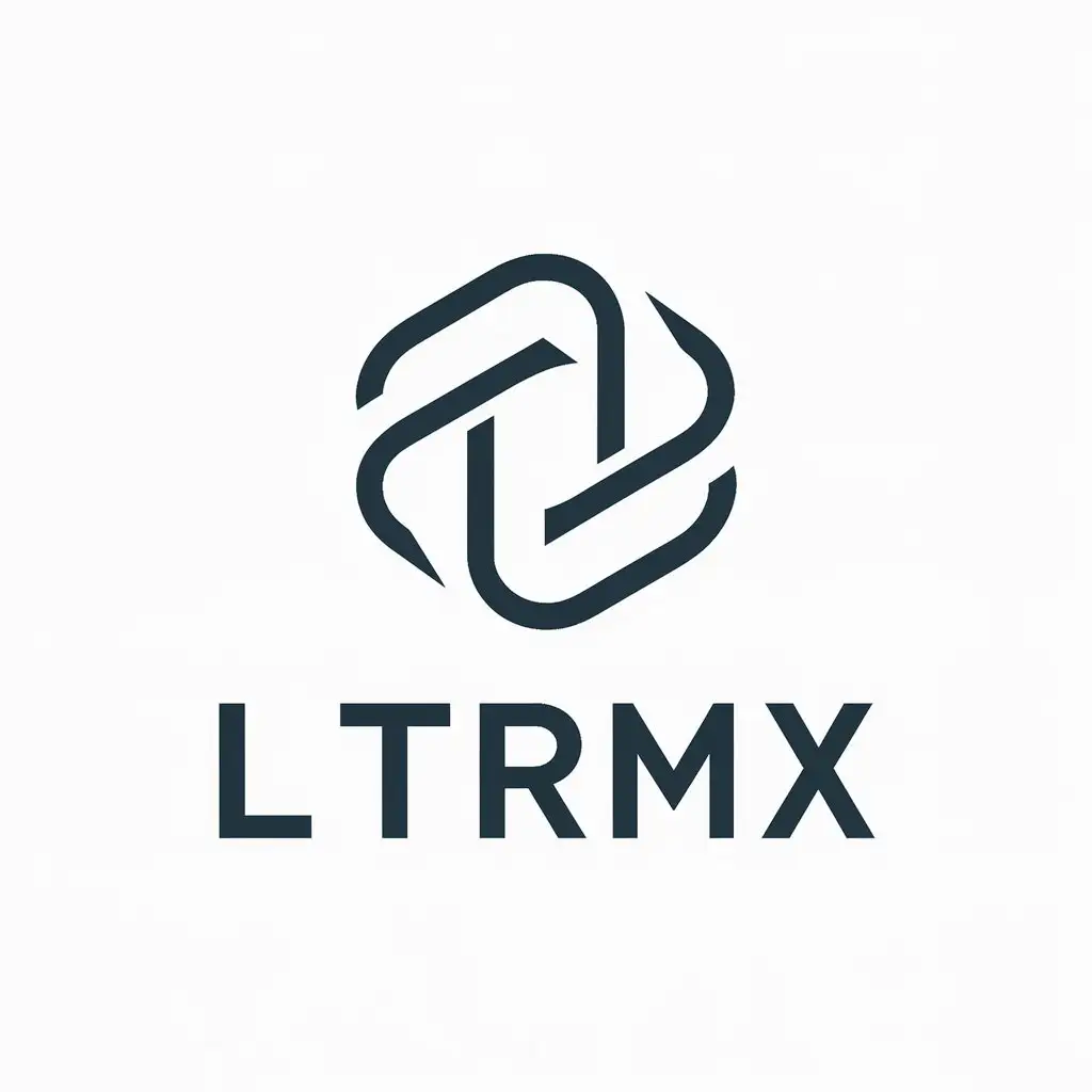 LOGO Design for LTRMX Abstract Form in Minimalistic Style for Technology Industry