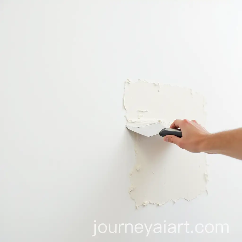 Hand-Plastering-a-White-WallAI-Image-Prompt-Expansion-with-a-Trowel