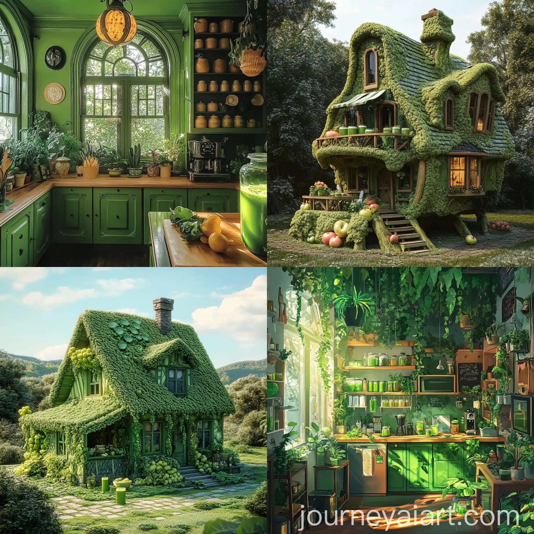 Vibrant-Green-World-with-Juices-and-Architecture