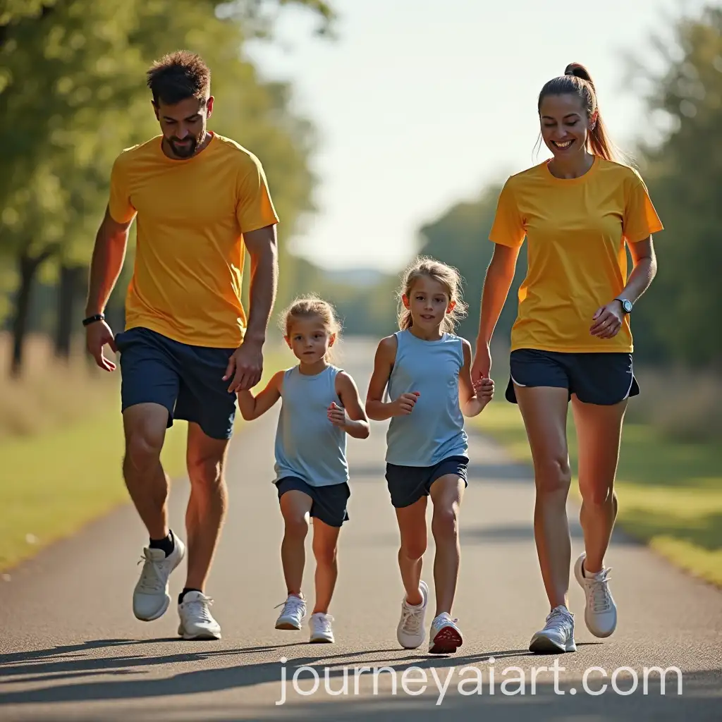 Family-Walking-Together-in-Sporty-Outfits-for-Fitness-Practice