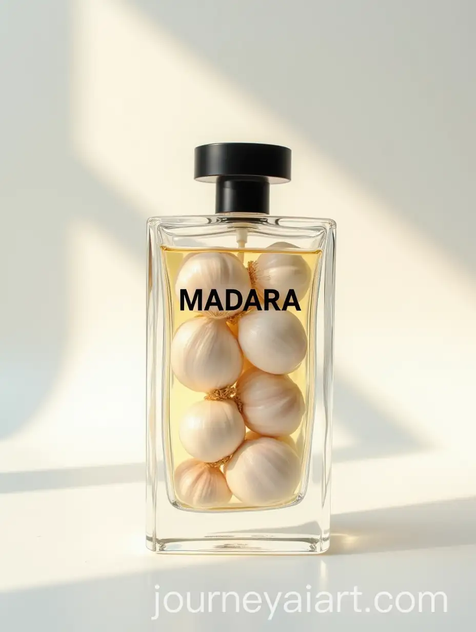 Luxury-Glass-Perfume-Bottle-with-Garlic-and-MADARA-Branding