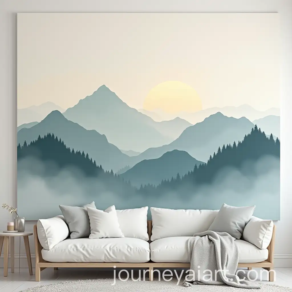 Minimalist-Mountains-Wall-Painting