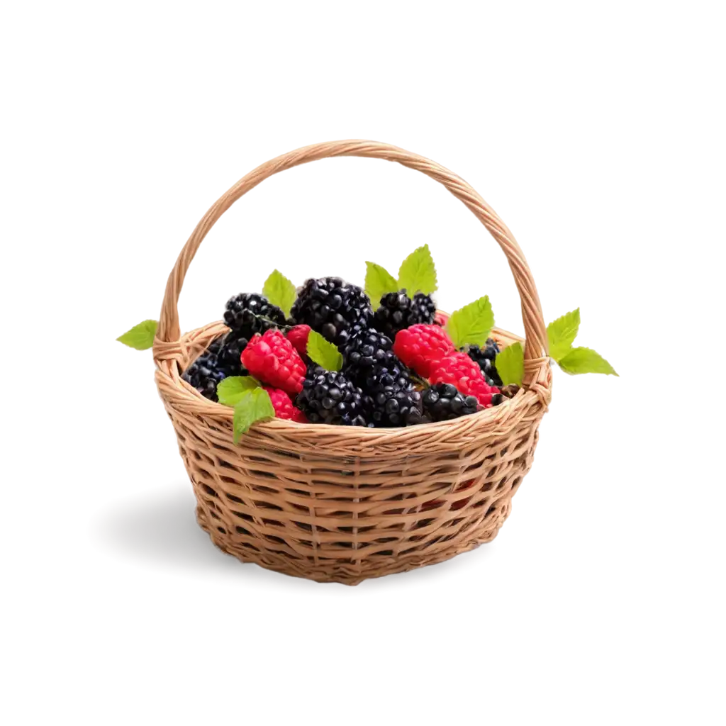 Stunning-Basket-of-Berries-PNG-Black-Currant-Cherry-Raspberry