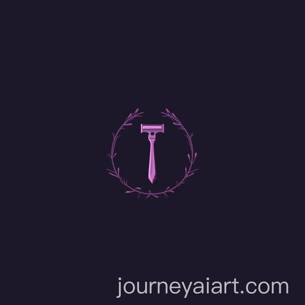 Elegant-Minimalist-Barber-Logo-Featuring-a-Modern-Razor-Emblem