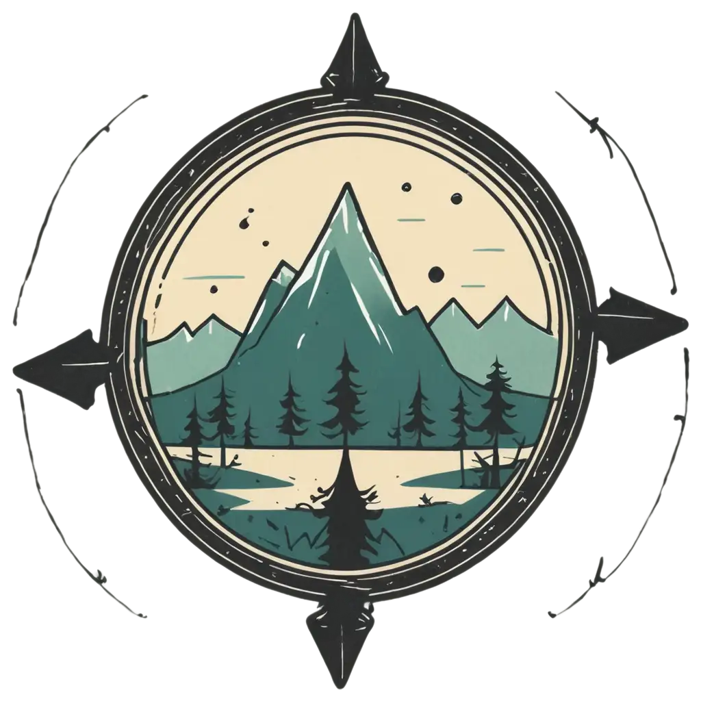 Retro-Hiking-Design-PNG-Featuring-Mountains-and-Trees-Inside-a-Compass