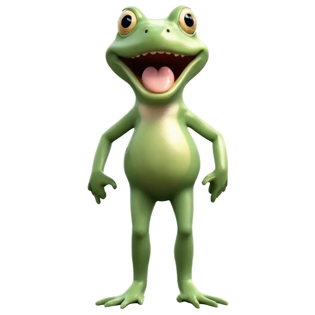 3D-Animation-of-a-Green-Smiling-Frog-with-Mouth-Open-PNG-Image