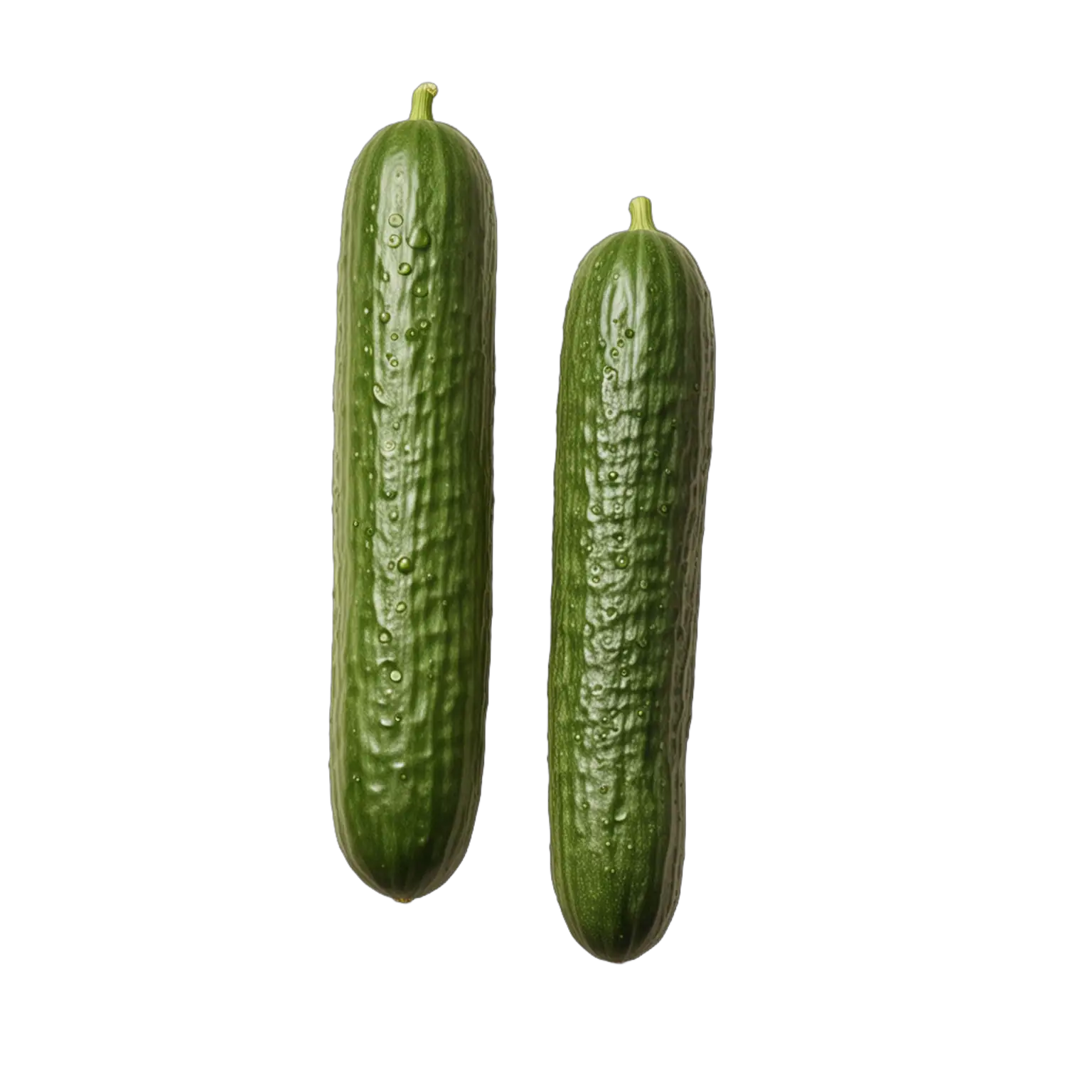 beautiful long cucumber, smooth, realism, contrasting background