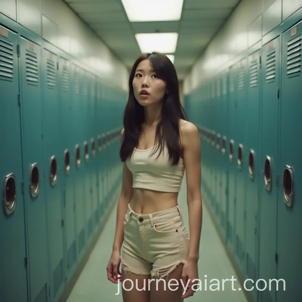 Surprised-Cute-Asian-Young-Woman-in-Locker-Room-with-Impressed-Reaction