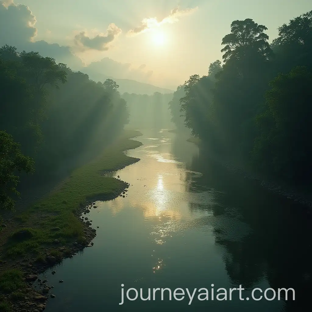 HDRI-Image-of-the-Amazon-River-Landscape