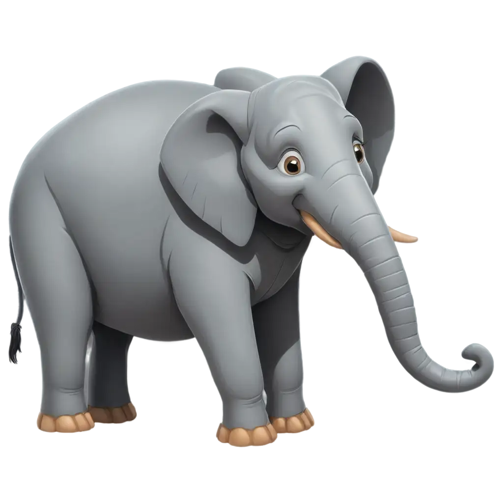Cartoon-Elephant-PNG-Playful-and-Vibrant-Illustration-for-Digital-Projects