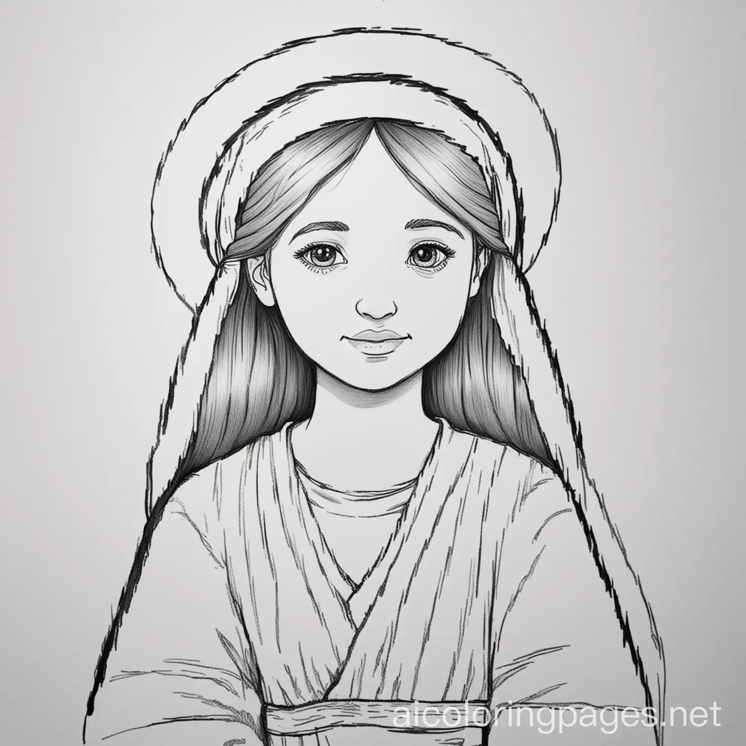 Ruth-Bible-Coloring-Page-with-Simple-Line-Art-on-White-Background