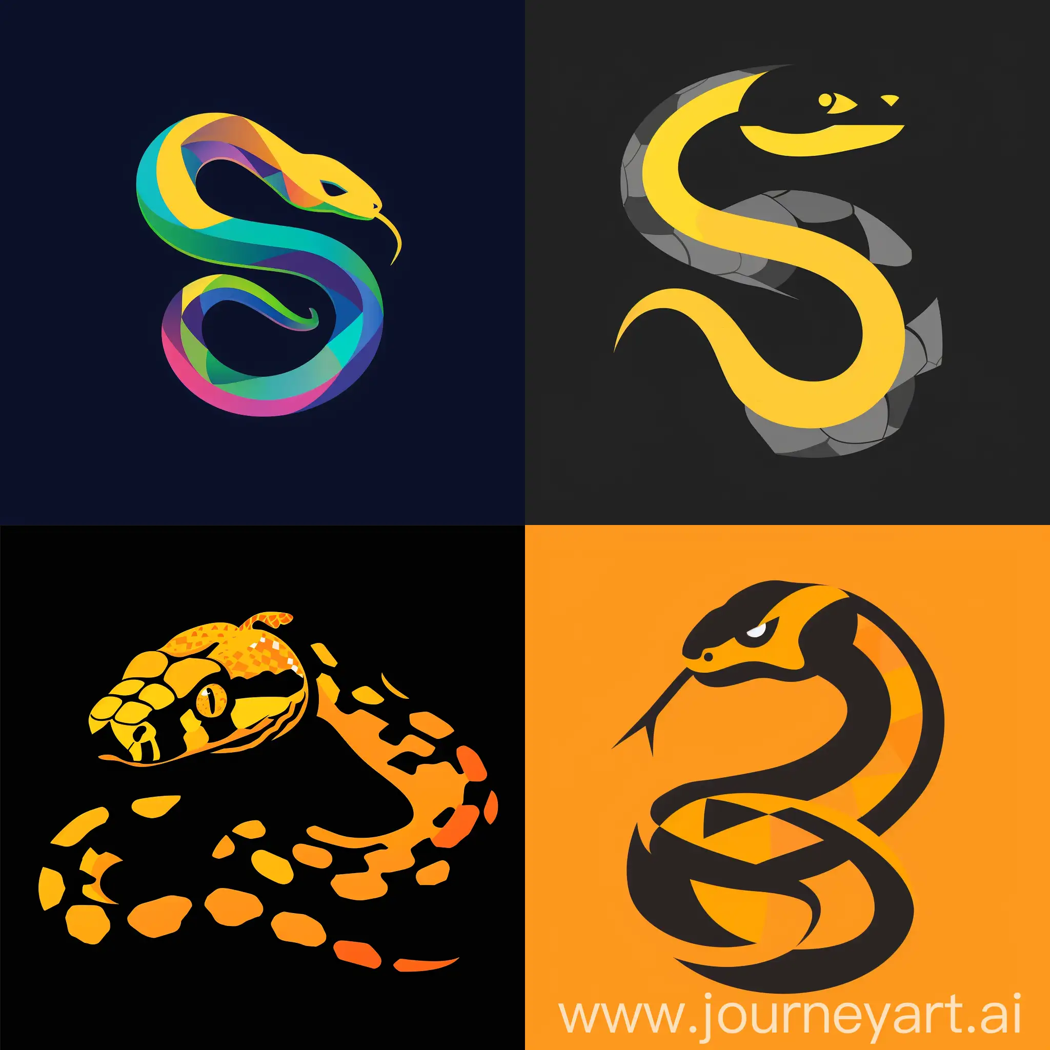 Python-Programming-Language-YouTube-Channel-Logo-SPython-with-Stylized-Snake-as-S
