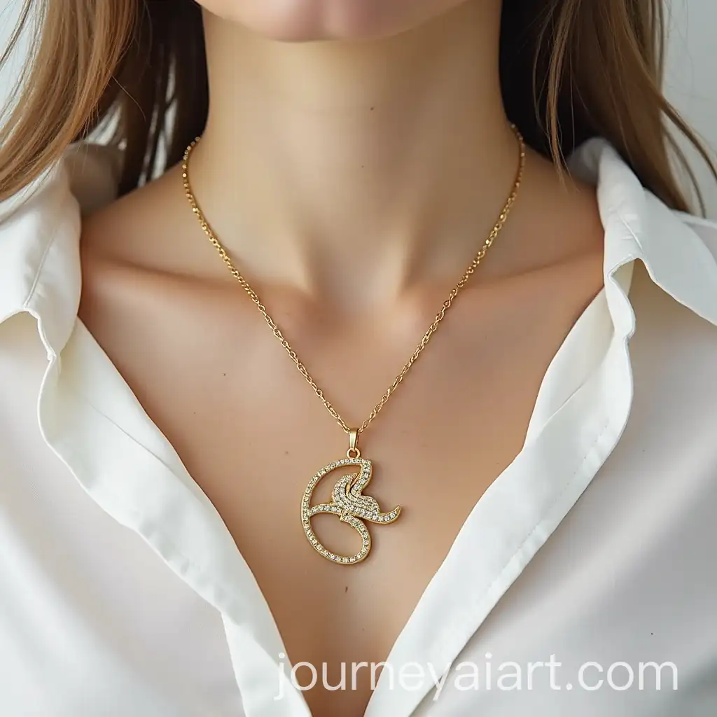 Gold-JewelryAI-Art-Prompt-Expansion-Necklace-Inspired-by-the-Sea