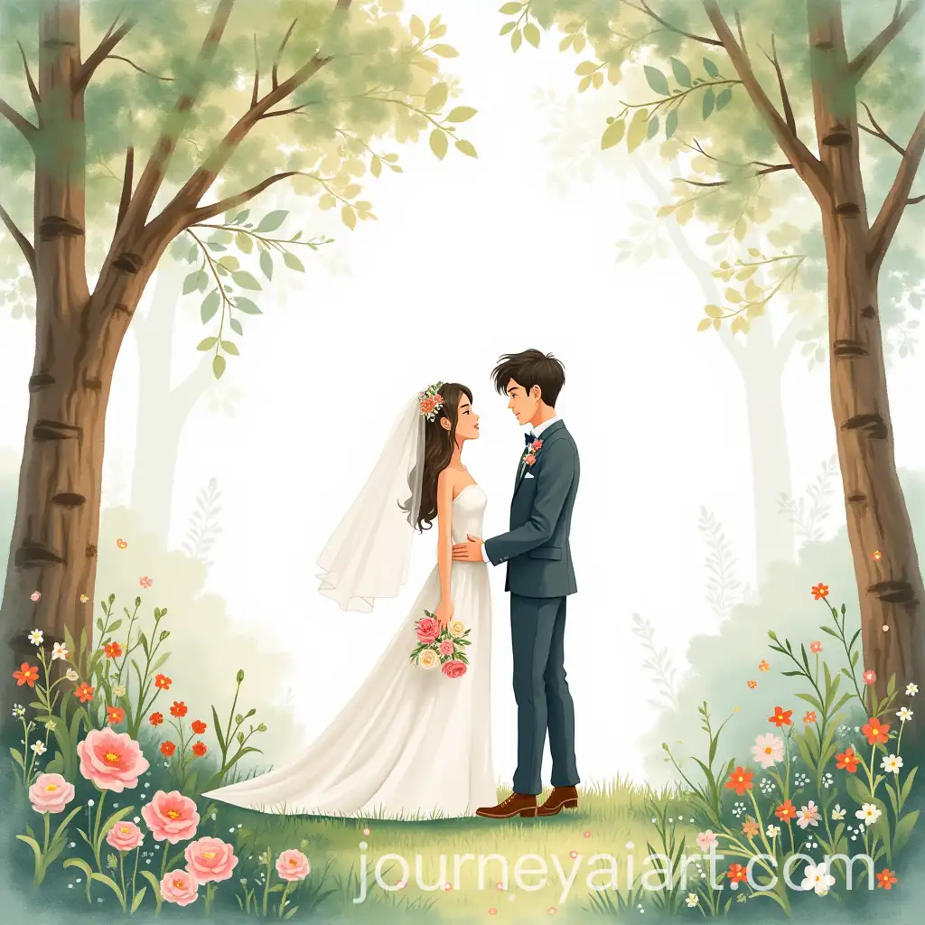 Watercolor-Wedding-Background-with-Danny-Huahua-Illustration-Style