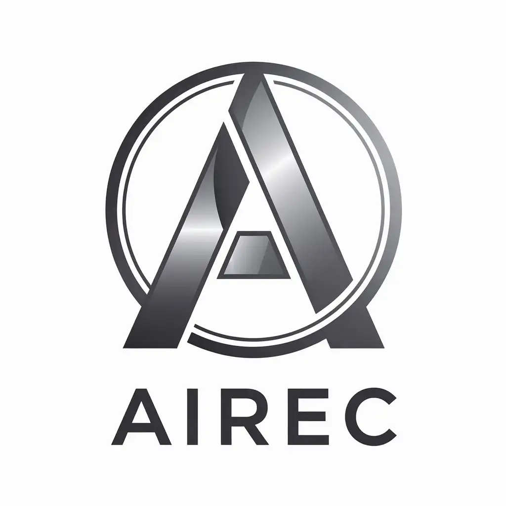 LOGO Design for AIREC Vector A Symbol with Clean and Modern Aesthetic