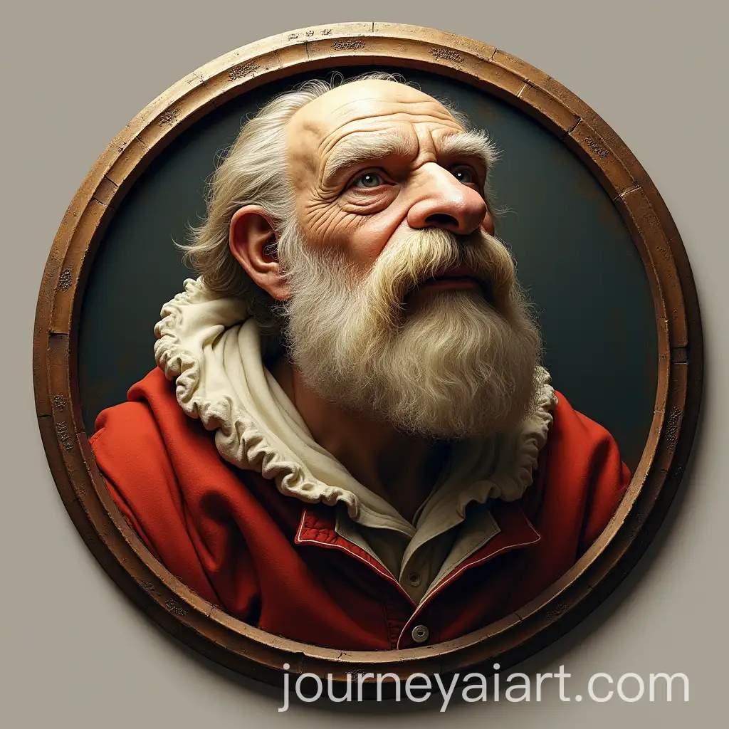 Hyper-Realistic-Round-Badge-of-Agape-the-Philosopher