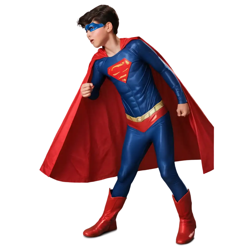 Boy-Wearing-Superman-Costume-PNG-Image-High-Quality-and-Versatile-Graphic-for-All-Uses