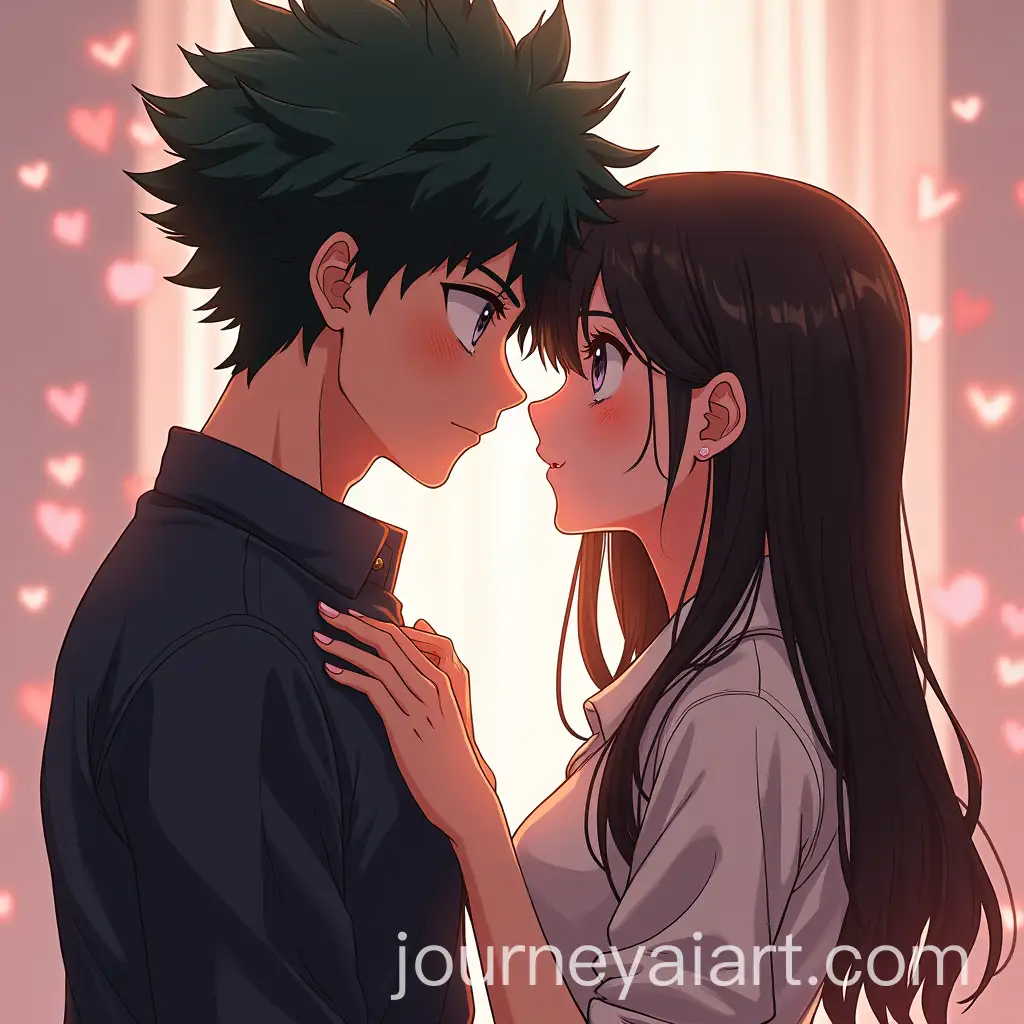 Anime-Style-Illustration-of-Two-Characters-in-anAI-Image-Prompt-Expansion-Intimate-Moment-Inspired-by-My-Hero-Academia