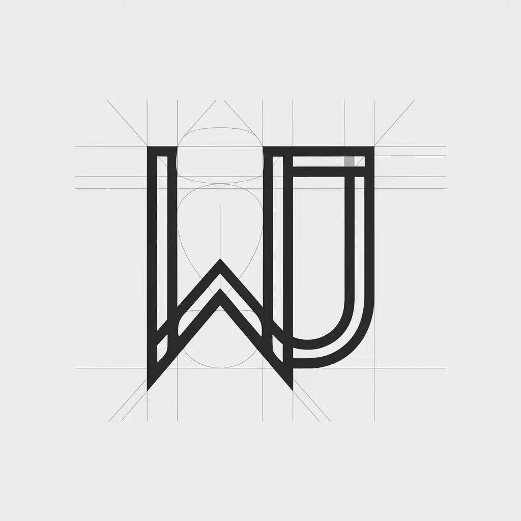 LOGO-Design-for-WJ-Architecture-Minimalistic-Style-with-WJ-Symbol-on-Clear-Background