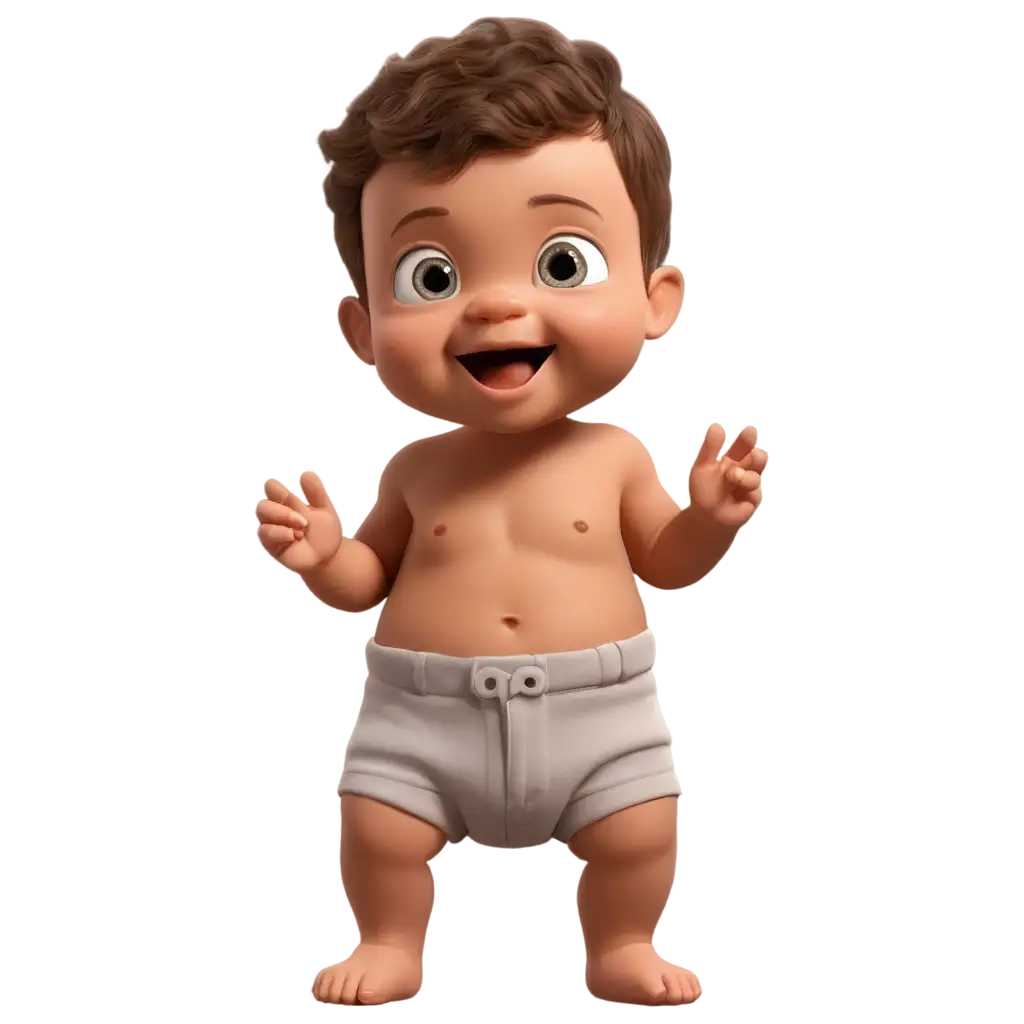 Adorable-3D-Cute-3-Month-Old-Baby-Boy-PNG-Image-for-Digital-Art-Enhance-Nursery-Decor-and-Parenting-Blogs