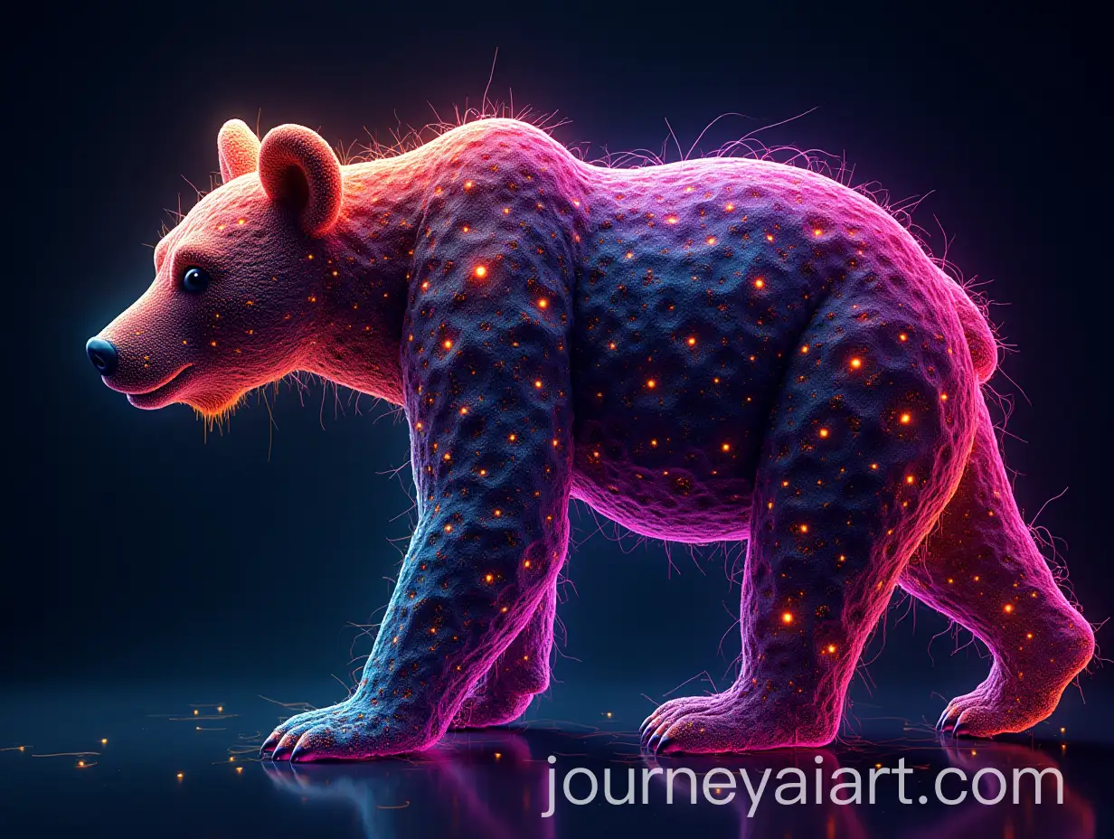 Abstract-Chaotic-Bear-in-Neon-Colors