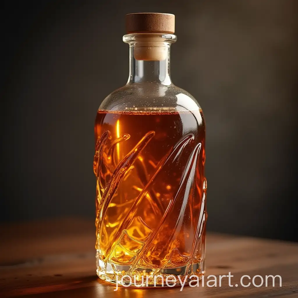 Elegant-Glass-Bottle-for-Alcohol-with-Intricate-Design