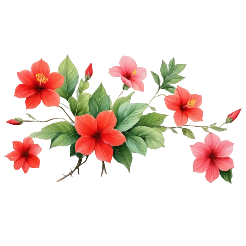 Beautiful-Hibiscus-Flowers-PNG-Image-for-HighQuality-Digital-Use