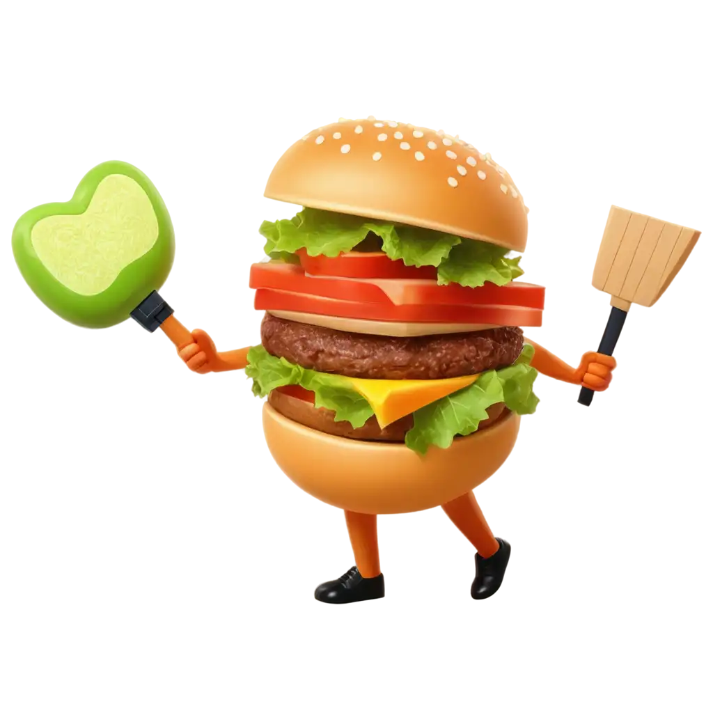 Happy-Cartoon-Hamburger-Playing-Padel-PNG-Fun-and-Playful-Image-for-Creative-Projects