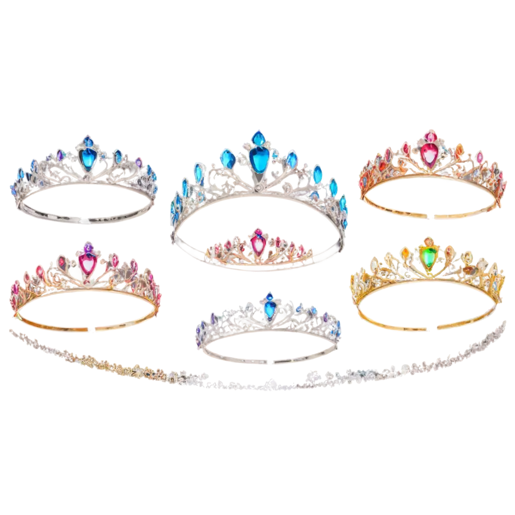 Colorful-Tiara-PNG-Image-for-HighQuality-Visual-Designs