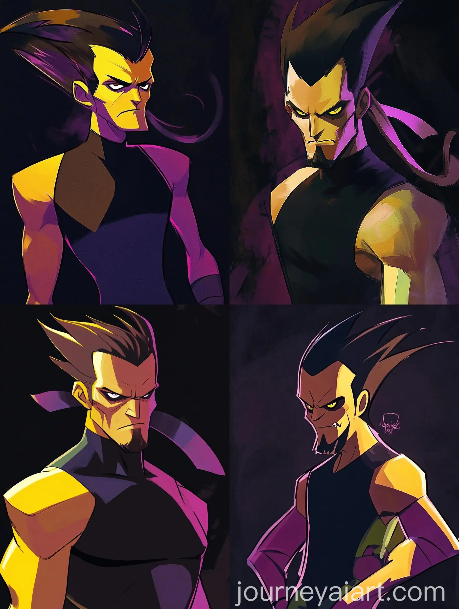 Boy-with-Brown-Hair-in-Teenage-Mutant-Ninja-Turtles-Cartoon-Style