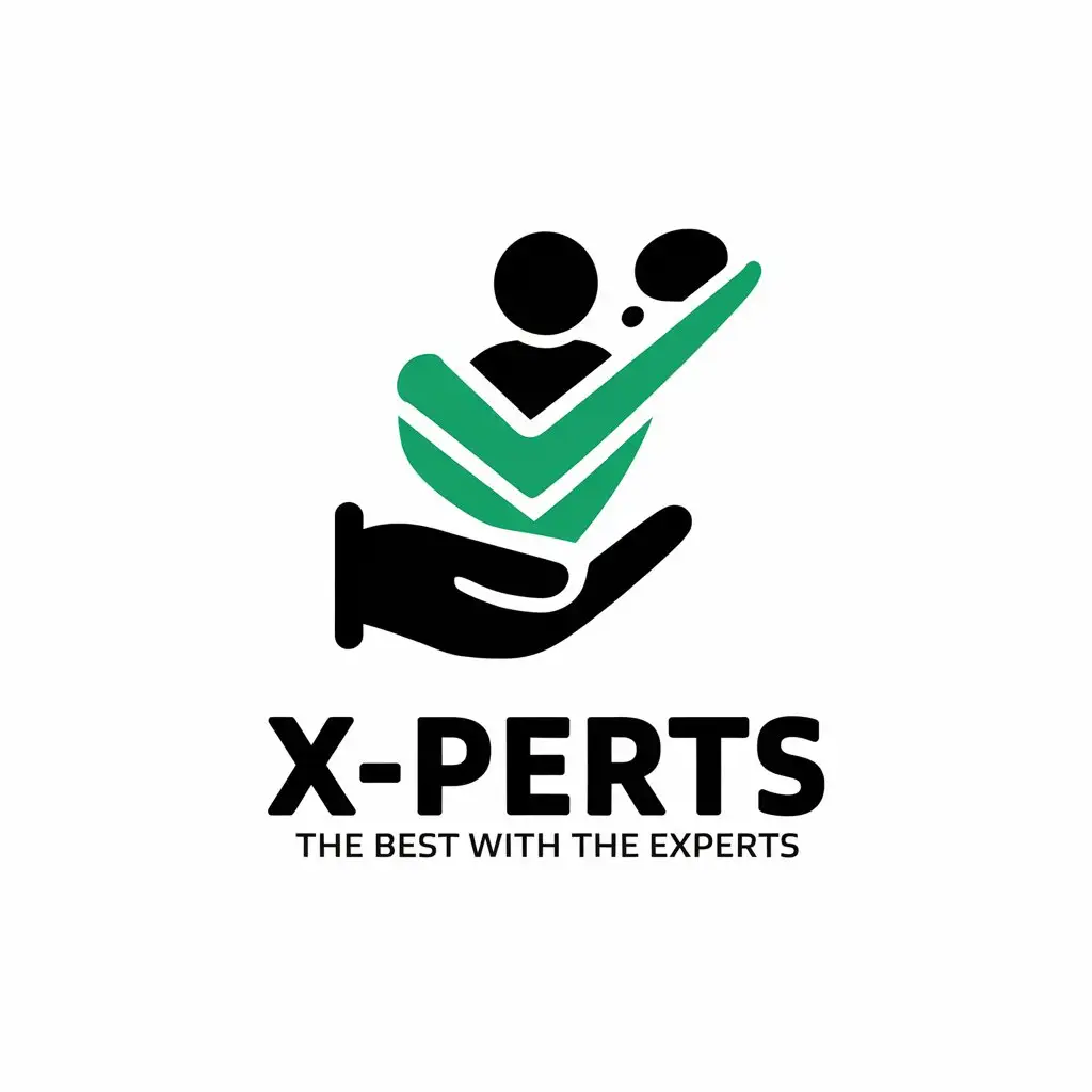 LOGO Design for Xperts Vector with Expert Symbol for Finance Industry Clear Background