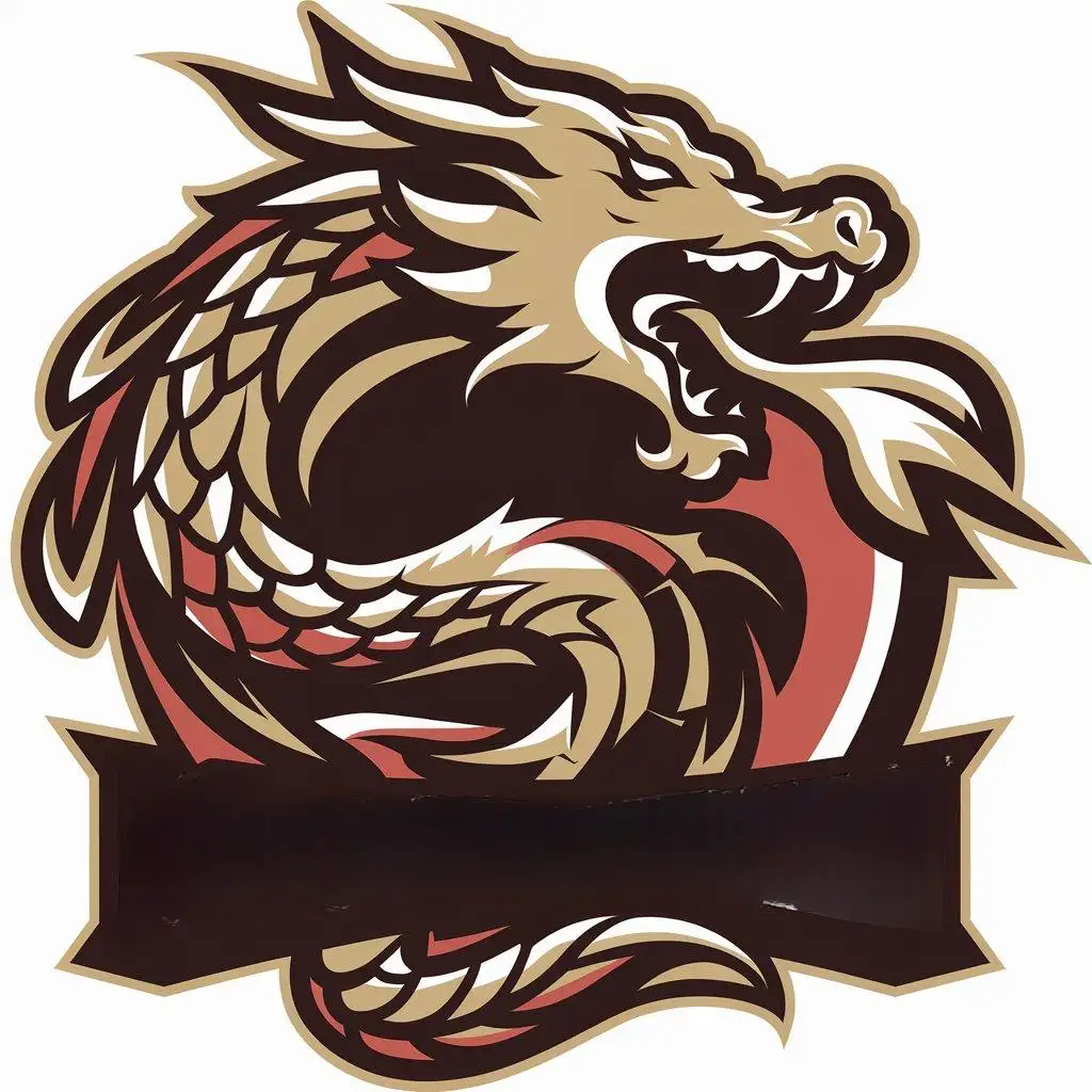 LOGO-Design-For-DONGFENGKEJI-Spitting-Fire-Dragon-Symbol-in-Vector-Format