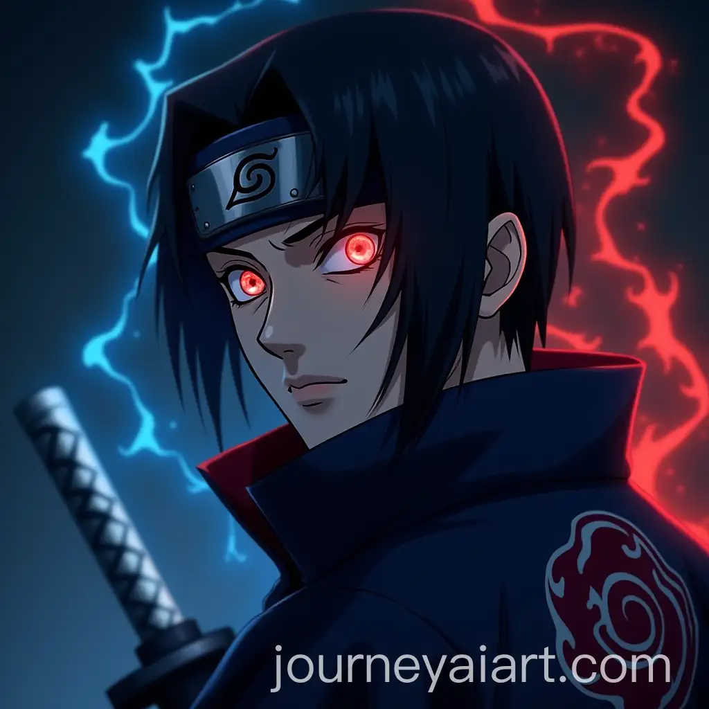 Oleksandr-Usyk-as-Uchiha-Shinobi-from-Boruto-with-Mangekyou-Sharingan-and-Rinnegan