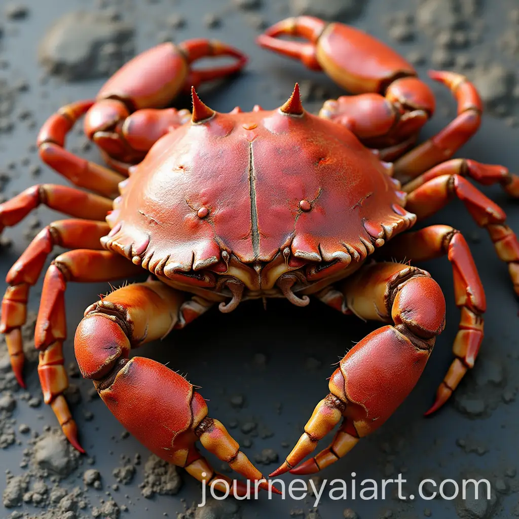 Realistic-Crab-Texture-with-Intricate-Shell-Patterns