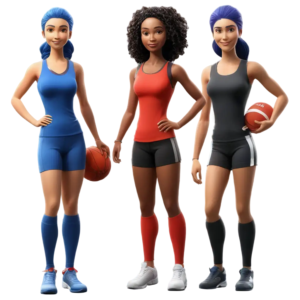 HighContrast-3D-Illustration-of-Sports-Players-in-PNG-Format