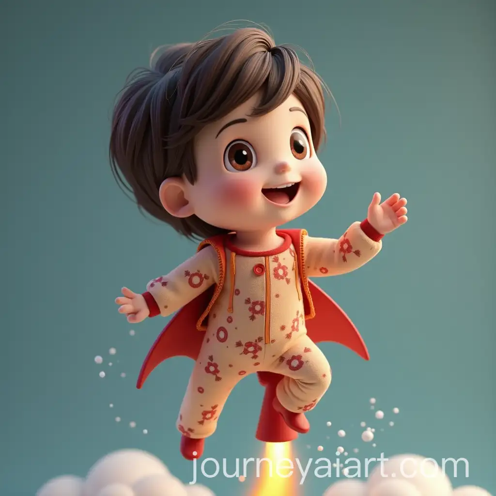 Child-in-Rocket-Pajamas-Pretending-to-Fly