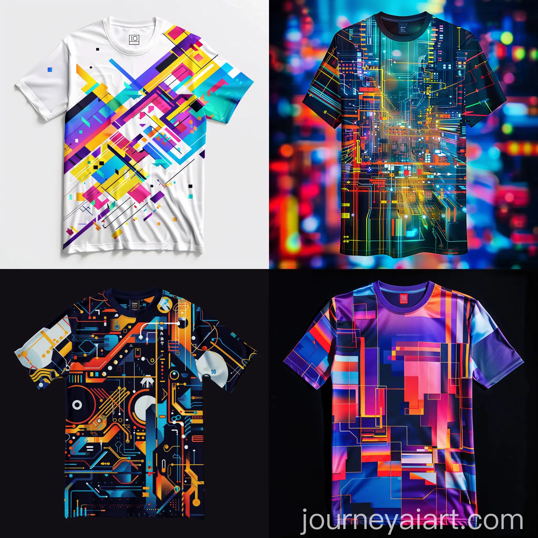 Colorful-Shirt-Design-10th-Anniversary-of-Demand-Frontier-Technological-Tour