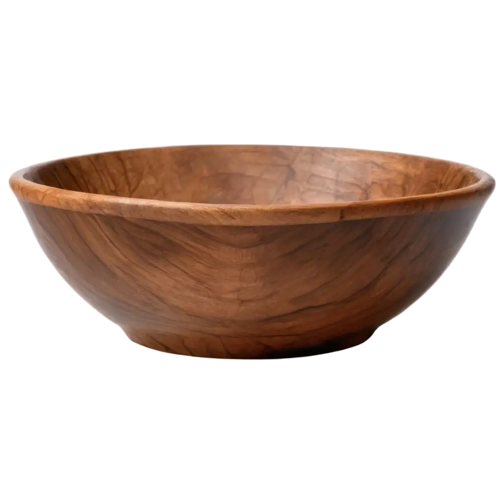 HighQuality-PNG-Image-of-a-Walnut-Bowl-Enhancing-Visual-Clarity-and-Detail