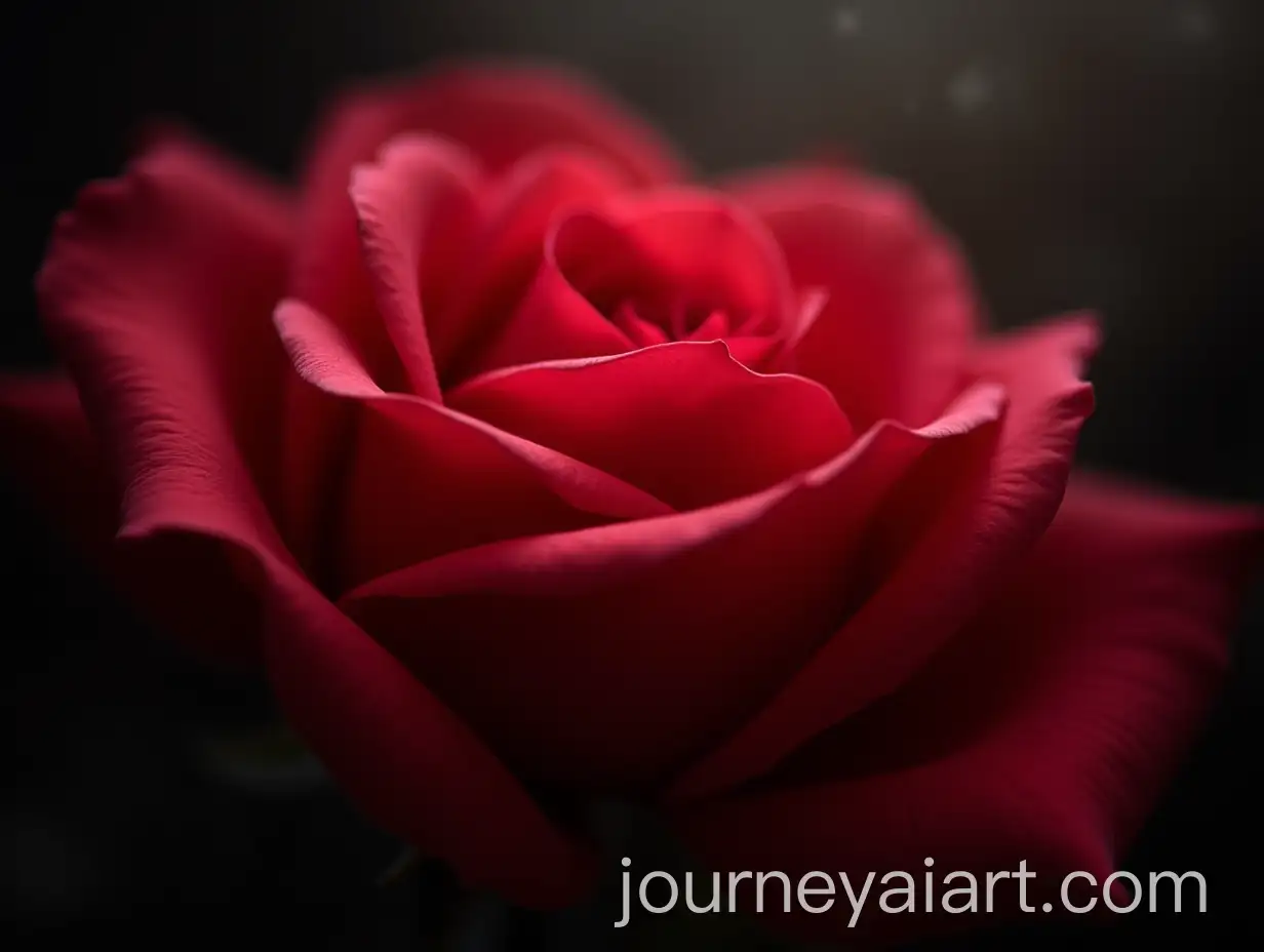 Closeup-of-Plump-Red-Rose-with-Velvet-Petals-and-Glowing-Whiskers